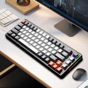 Customizable 65% 68-key Mixed Color Luminous Two-color Wired <strong>Mechanical</strong> <strong>Keyboard</strong> 25-key Anti-ghosting Gaming <strong>Mechanical</strong> <strong>Keyboard</strong> - Product Image 4