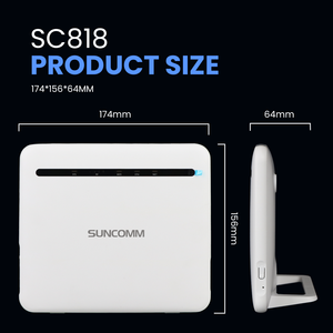 新しいCat64Gルーターサポートヨーロッパアフリカ中東ラテンアメリカセルラーネットワークデュアルバンドWiFi4Gルーター (SIMカード付き) - Product Image 3