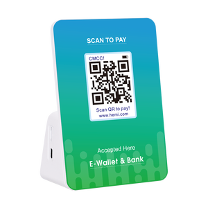 Y50b mã QR thiết bị thanh toán đám mây loa 4G + Wifi tĩnh động mã QR hiển thị thanh toán với loa cho thanh toán thương mại - Product Image 2