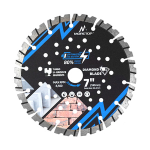 7inch phân đoạn Turbo đôi hình chữ U Carbide răng để cắt bê tông đá gạch gạch khối và mái ngói - Product Image 4