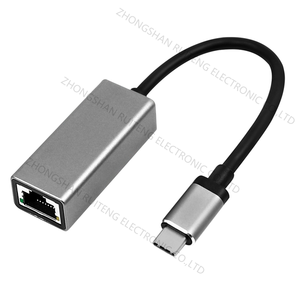 铝制USB C至以太网Thunderbolt 3/4至RJ45局域网USB C至千兆以太网1gbps适配器 - Product Image 2