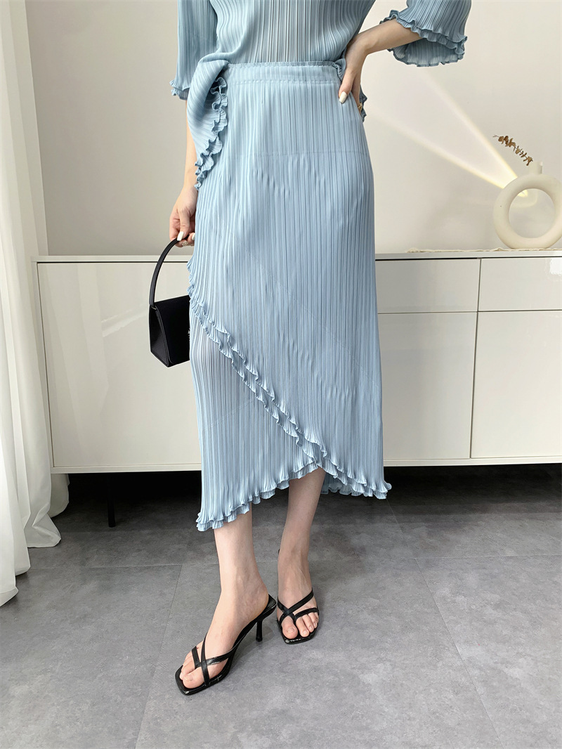 Light blue-skirt