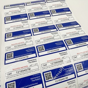 Original Factory Wholesale Rück verfolgbare Sicherheits etiketten QR-Code Anti-Fälschungs-Aufkleber