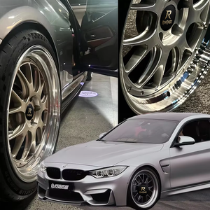 Jantes de carro forjado BBS LMR 18 19 20 21 22 23 polegadas 2 peça 5x112 5x120 Chrome Deep Dish Alloy LMR rodas para BMW M3 M4 Audi - Product Image 5