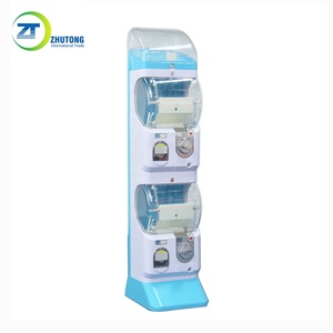 Özelleştirilmiş Zhutong iki katmanlı üst ekran arcade gashapon dağıtıcı jetonlu sürpriz kapsül çocuk oyuncak otomatı - Product Image 2