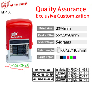 Tùy chỉnh tự-mực con dấu cao su cho văn phòng sử dụng ngày + văn bản tem cho tiền gửi Ngân hàng nhận được trả tiền fax gửi qua <span class=keywords><strong>email</strong></span> tem - Product Image 4