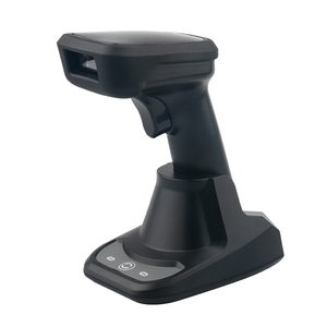 1D 2D Cordless Laser Scanner With BT Barcode Reader USB Interface A4 <strong>Size</strong> Print Feature for POS Solution With <strong>Cradle</strong> - Product Image 1