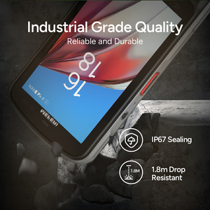 Android 12 GMS pasó el colector de datos IP67 resistente de mano 2D lector de código QR escáner de código de barras Industrial Bluetooth NFC GPS OTG PDA - Product Image 2