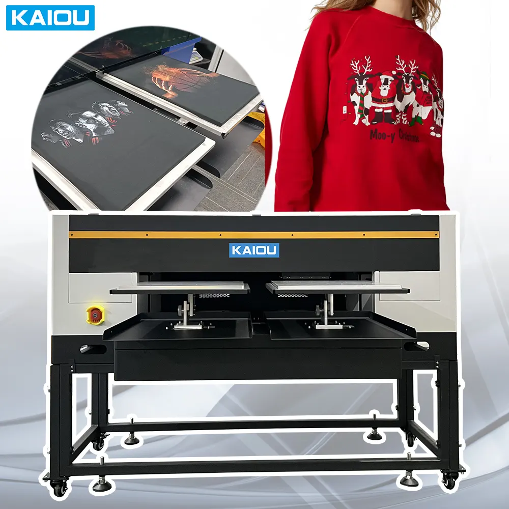 Migliore multi formato personalizzato epson i3200 flatbed tessile industriale diretto a t-shirt t-shirt stampante dtg