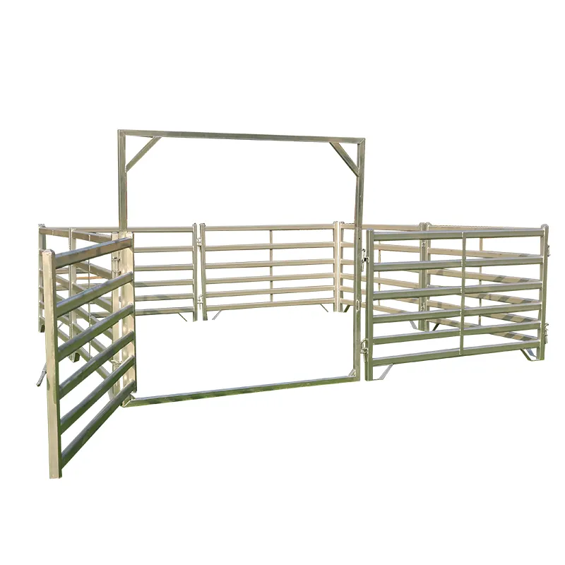 Toptan toplu hayvancılık 2x2 3x3 galvanizli sığır kaynaklı tel örgü corral paneli metal çit
