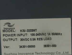 Ino H3U-3232MT <strong>PLC</strong> <strong>Software</strong> Programmable Controller High Performance with Motion Control - Product Image 4