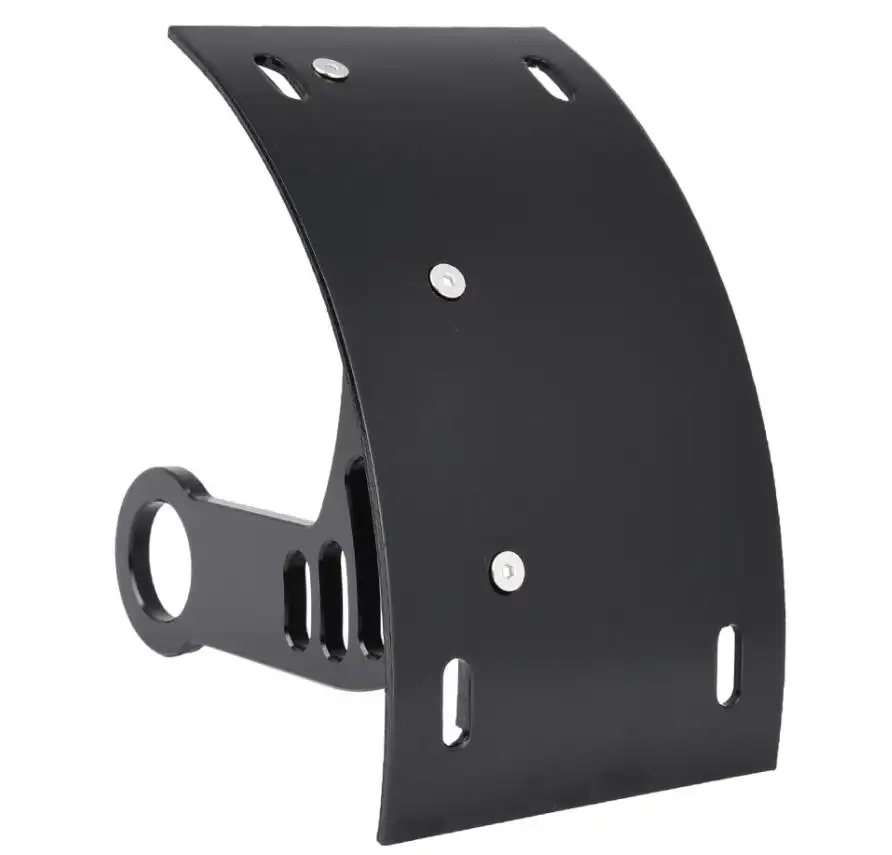 REALZION de curva Vertical de montaje lateral placa etiqueta soporte para YAMAHA YZF R6 YZFR6 YZF-R6 2006-2012