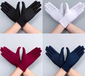 Spring and Autumn Thin <strong>Gloves</strong> Men's and Women's High Elastic <strong>Gloves</strong> Etiquette Sunscreen Driving Performance <strong>Gloves</strong> - Product Image 4