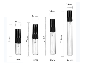 ユニークな1ml 2ml 3ml 5ml 10ml琥珀色のガラス香水サンプルボトルスキンケア包装用の化粧品ミニ香水バイアル - Product Image 5