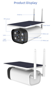 Cámara IP Solar 4G LTE Y8 4G Horizontal 120 ° PIR Detección 1920*1080/15fps HD COMS sensor múltiples áreas de aplicación - Product Image 2