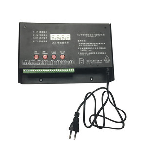 Software principale programmabile su ordinazione all'ingrosso del regolatore del pixel dmx 512 di T-8000A della carta di deviazione standard di colore pieno per illuminazione - Product Image 6