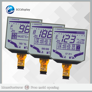 Erschwing liche benutzer definierte 7-Segment-Blendschutz-TN-LCD-Anzeige SJXDGW020 Motorrad-Kilometer zähler Digitaler Instrumenten bildschirm Benutzer definiertes LCD - Product Image 2