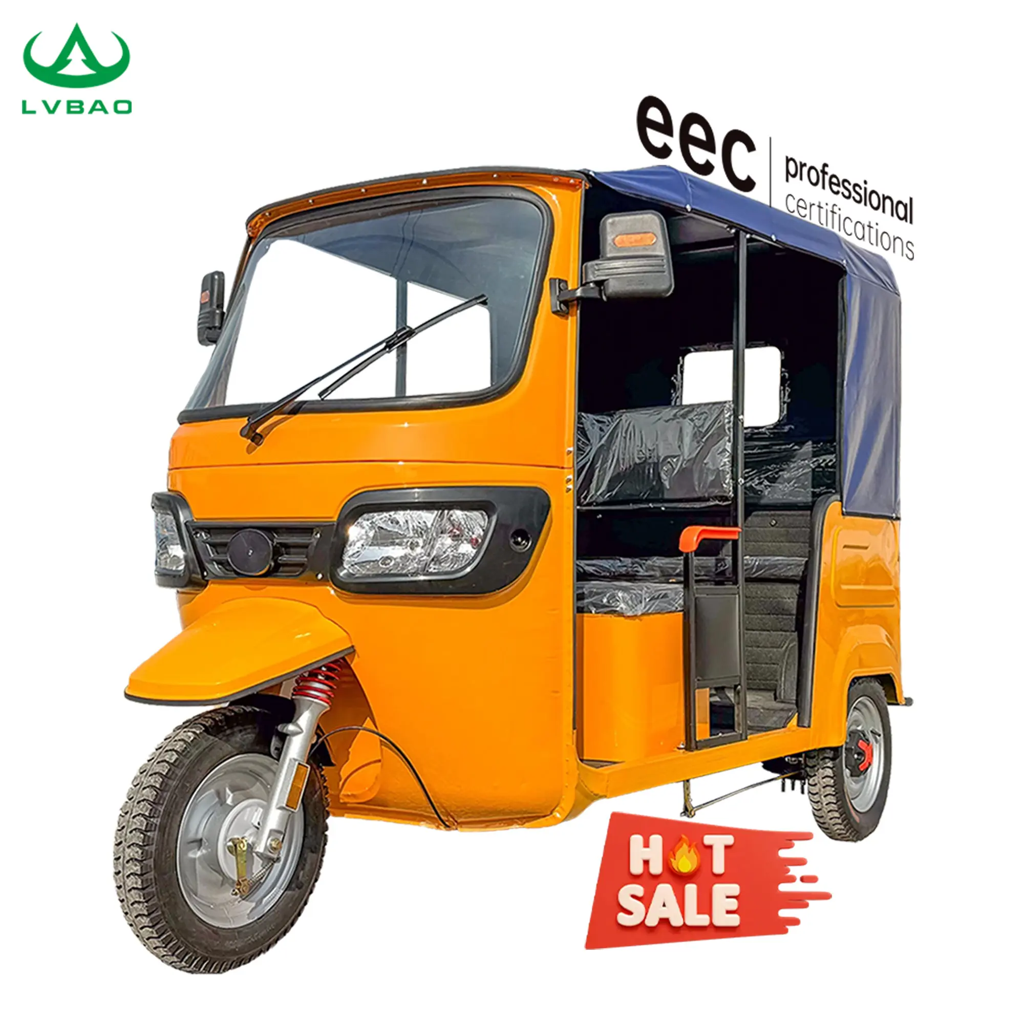 LB-ZK3WY Rickshaw 60vpassenger lityum pil yüksek güç çevre dostu 6 yolcu için 120KM uzun menzilli Rickshaw