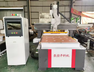 Carpintería Gabinete de cocina Muebles Herramientas de cambio automático Línea de producción de enrutador CNC de anidamiento Carga automática Descarga ATC CNC Router - Product Image 2