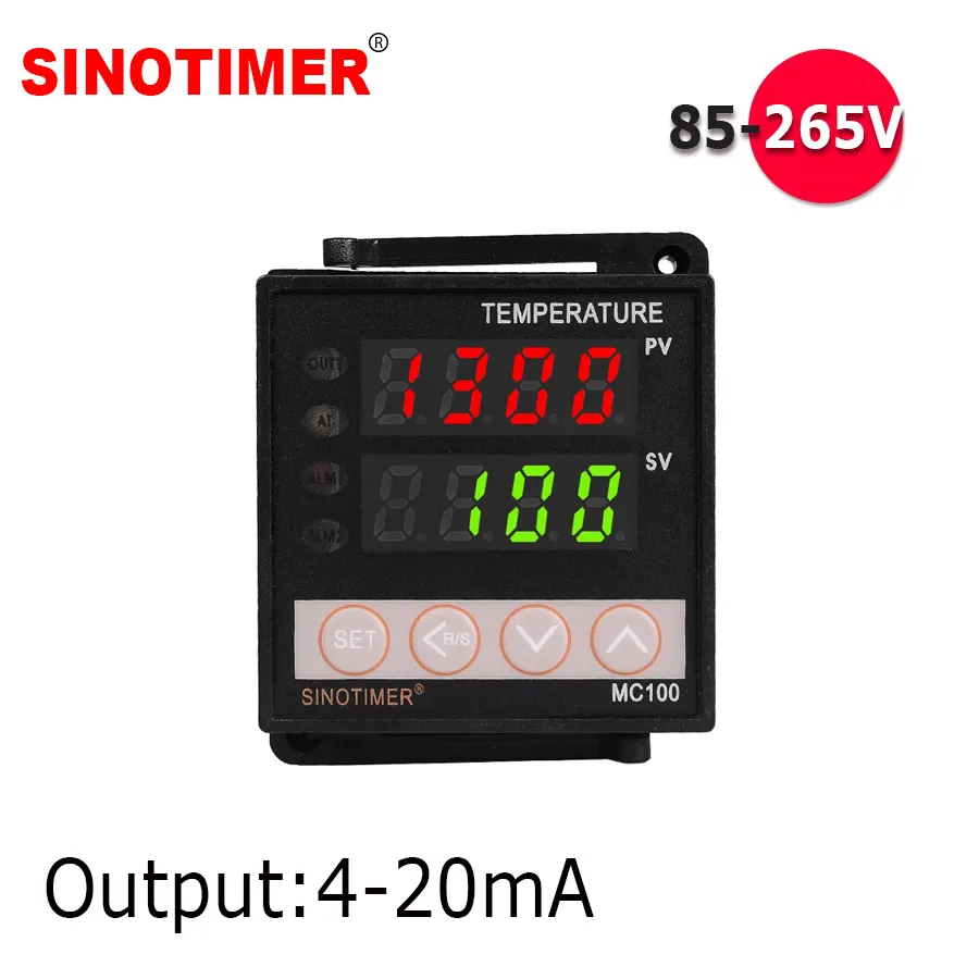 4-20mA Analogico di Uscita Universale Termocoppia Ingresso PT100 Digitale PID Regolatore di Temperatura del termostato per il Calore Freddo con Allarme