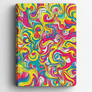 Taccuino universale di personalizzazione personalizzata del taccuino della scuola di disegno di graffiti disegnati a mano creativi a colori - Product Image 3