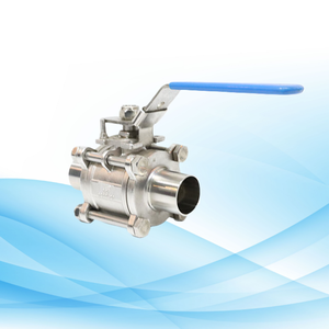 Manual SS304/SS316L 3-<strong>Way</strong> Sanitary Tri-Clamp Ball Valve, Non-Retention <strong>Square</strong> Design - Product Image 5