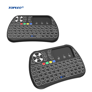 Topleo 2.4g Mini <strong>Keyboard</strong> Fly Mouse Remote <strong>Control</strong> <strong>Android</strong> TV Box English Language Wireless Handheld RGB Backlit Mini <strong>Keyboard</strong> - Product Image 1