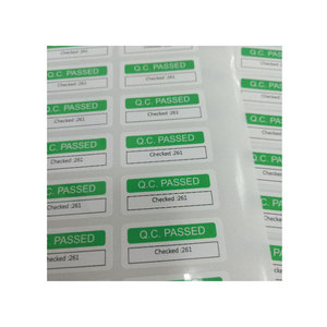 工場カスタム印刷ビニールラベルQC合格ステッカー - Product Image 3