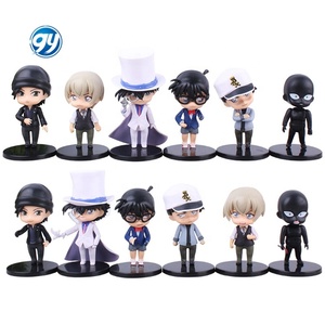 Actione şekil seti dedektif Conan karikatür karakter modeli PVC Anime figürleri aksiyon oyuncak (6 adet/takım) - Product Image 1