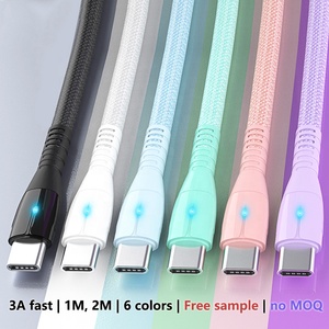 สายชาร์จมือถือไมโคร USB C V8 66W 3A ไนลอนวันที่ถักด้วยการชาร์จเร็ว5A ทองแดงบริสุทธิ์สำหรับใช้ในคอมพิวเตอร์ - Product Image 5