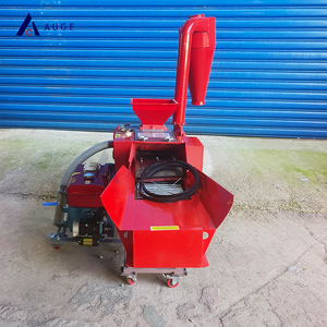 Hayvan saman besleme çim öğütücü kırıcı kesme silaj mısır ve öğütücü parçalayıcı değirmen 1ton/h Chaff kesici makinesi - Product Image 2