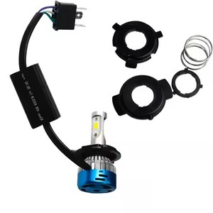 DC AC 8V-80V LED H4 motosiklet far bisiklet phph7 PH8 BA20D H6 H4 LED ampul lamba 360 derece işın IP67 beyaz 40W 4000Lm - Product Image 6