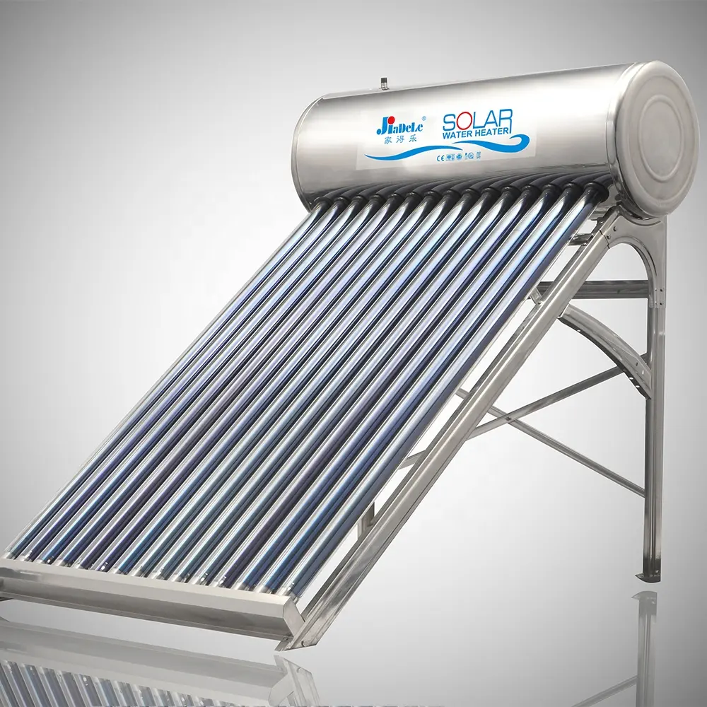 JIADELE Non-pressured Calentadores de agua Solar Water Heater system Chauffe eau solaire water solar heater for home