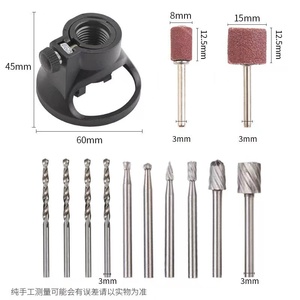 Juego de brocas para enrutador HSS, 11 Uds., herramientas rotativas de carburo Dremel, fresa para tallado de raíces de Metal y piedra de madera - Product Image 2