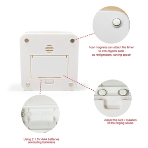 Timer für das Kochen Produktivität Visual Timer für Kinder Study Countdown Visual Kitchen Timer - Product Image 6