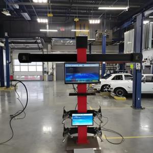 2 màn hình 3D Bánh Xe liên kết máy hội thảo cập nhật miễn phí hệ thống johnbean 3D Bánh Xe aligner - Product Image 2