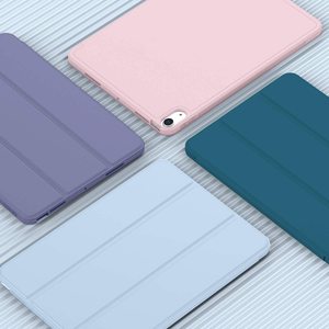 PU หนังสมาร์ทปกสำหรับ iPad 7 8 9รุ่นมินิ6แท็บเล็ตปกที่มีผู้ถือดินสอสำหรับ Apple iPad 11อากาศ4กรณี - Product Image 6