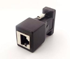 <span class=keywords><strong>RJ45</strong></span>母至<span class=keywords><strong>DB15</strong></span>串行VGA公网络电缆转换器连接器适配器