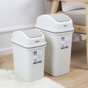 Toptan fabrikadan kişiselleştirilmiş Logo dayanıklı PP standı 6L 10L 15L Tash Bin Flip Top haddeleme çöp kutusu - Product Image 5