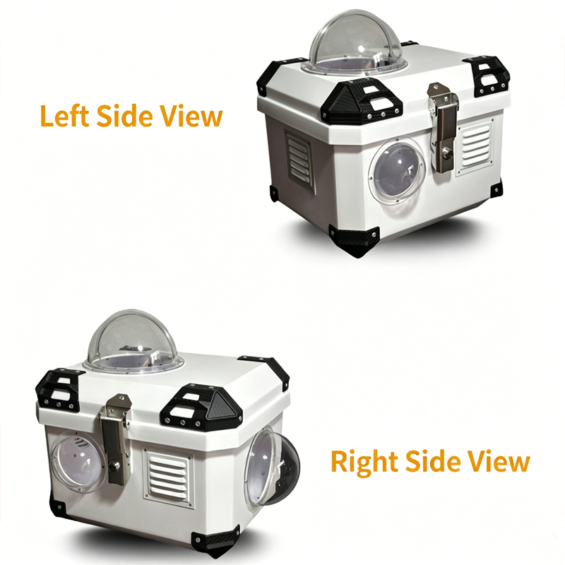 45 White Tail Box with Side Observation Window