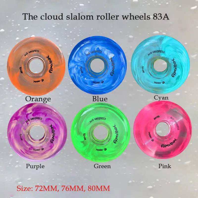 CADA profissional patins inline nuvem rodas para patins slalom 72 mm 76 mm 80 mm