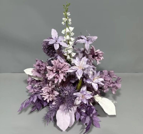 Purple lily of the valley pathway flower