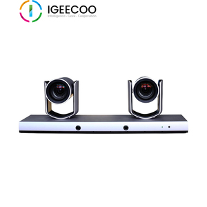 EZOLEN doppio Pan-Tilt H.265 sistema di conferenza 72.5 gradi FOV telecamera di localizzazione vocale con altoparlante - Product Image 2
