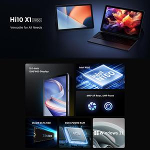 工厂价格CHUWI Hi10 X1 10.1英寸平板电脑，带键盘Win11双摄像头8gb + 256GB便携式WiFi平板电脑 - Product Image 3