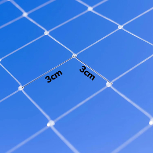 ตาข่ายป้องกันหน้าต่างสำหรับแมวตาข่ายกันนกทำจาก PE แบบปรับแต่งได้มีตะขอเหนียวสำหรับงานหนัก - Product Image 2