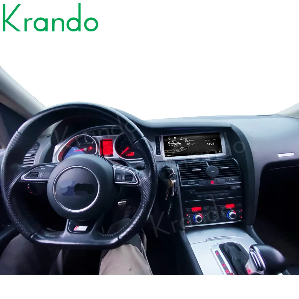 Krando Android 13 Car multimedia system autoradio for Audi Q7 2005-2015 Touch Screen GPS DVD Stereo Wireless Carplay