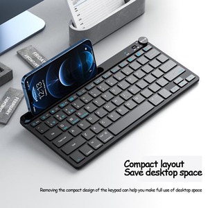 <strong>For</strong> AULA AK205 Wireless <strong>Keyboard</strong> Portable Office <strong>Notebook</strong> Tablet Universal Dual Mode BT/2.4G <strong>Keyboard</strong> - Product Image 4
