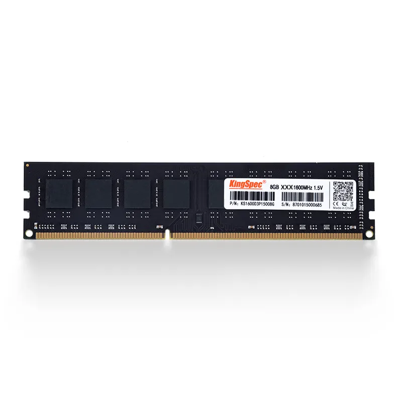 KingSpec DDR3 Ddr3 PC3-12800 4GB, Kinerja Tinggi 1333MHz Ram 1600MHz DDR3 1600 untuk Desktop