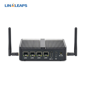 Linkleaps 4 2,5 GbE LAN Pfsense Firewall Router Industrie-PC Mini-PC Eingebetteter Computer N100 J6426 RS485 RS232 COM 6 USB Stock - Product Image 2