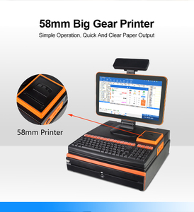JSJ20H <strong>All</strong>-in-<strong>one</strong> Ajustable Cash Register Pos Systems Machine With Money Cash Box <strong>for</strong> Vegetables <strong>Shop</strong> - Product Image 3